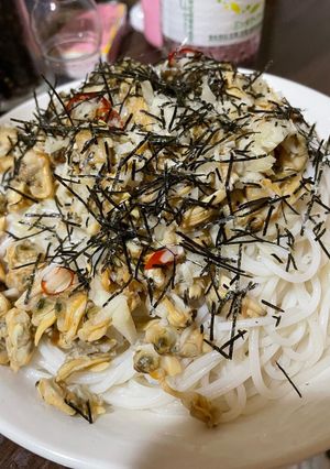 グルテンフリー"米粉パスタのボンゴレ"-レシピのメイン写真