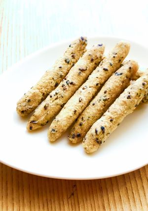 オートミール*黒ごまチーズクッキー-レシピのメイン写真