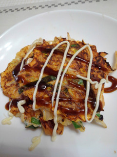 チヂミ風 もやしライスお好み焼き-レシピのメイン写真