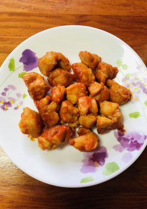 鶏肉のケチャップ等絡め-レシピのメイン写真
