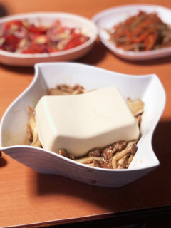 ひき肉ときのこのあんかけ豆腐-レシピのメイン写真