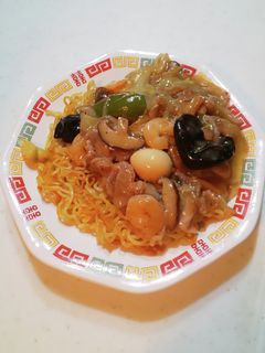 鶏がらスープの素で作るあんかけ焼そば♪-レシピのメイン写真