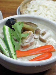 焼きなすのグリーンカレーつけうどん-レシピのメイン写真