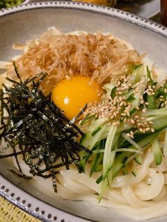 冷やしぶっかけうどん-レシピのメイン写真