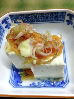 冷やっこのなめ茸生姜-レシピのメイン写真