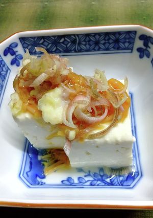 冷やっこのなめ茸生姜-レシピのメイン写真
