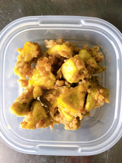 62.さつまいもと大豆の味噌炒め-レシピのメイン写真