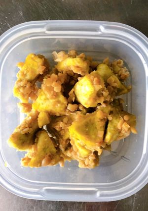 62.さつまいもと大豆の味噌炒め-レシピのメイン写真