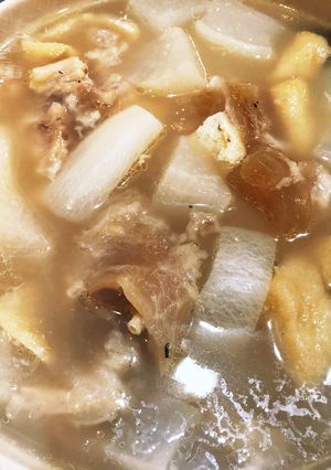 牛アキレスと大根油揚げの煮もの-レシピのメイン写真