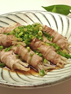 もやしの豚しゃぶ肉巻き☆簡単レンチン-レシピのメイン写真