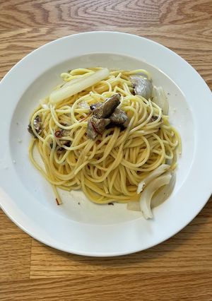 スモークオイルサーディンパスタ-レシピのメイン写真