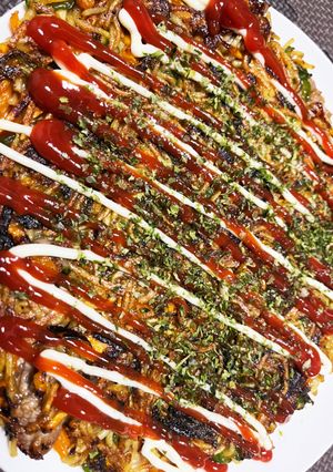 簡単時短コスパ焼きそばのガレット-レシピのメイン写真