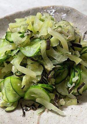 夏野菜のかくや　〜簡単さっぱり味〜-レシピのメイン写真