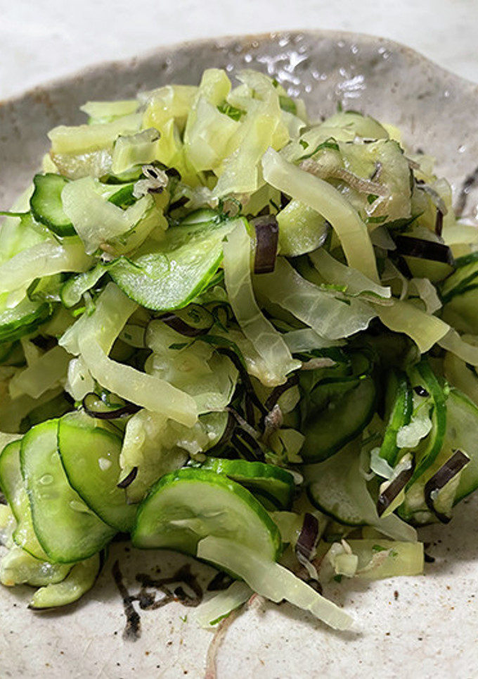 夏野菜のかくや　〜簡単さっぱり味〜-レシピのメイン写真