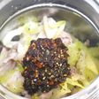 ラー油がメインのシンプル和え麺