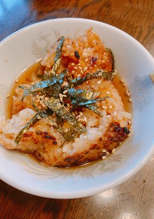 焼きおに茶漬け( ˃ ᵕ ˂ )-レシピのメイン写真
