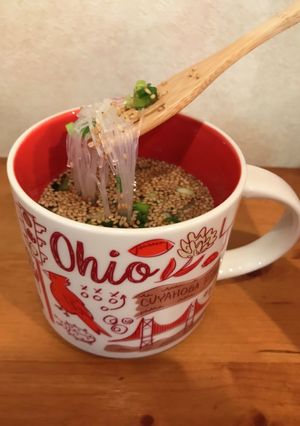 お鍋使わずにすぐ出来る春雨スープ-レシピのメイン写真