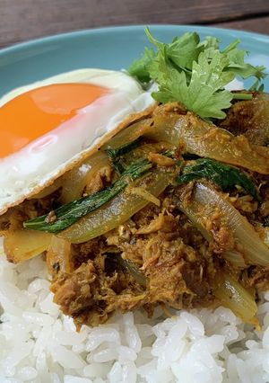 ガパオ風☆サバ缶のドライカレー-レシピのメイン写真