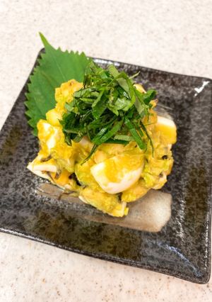 ◎和風♪アボカドとゆで卵の塩昆布サラダ-レシピのメイン写真