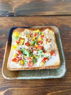 簡単夏野菜のトースト-レシピのメイン写真