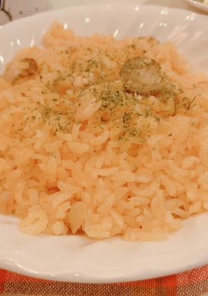 果物野菜100％ジュースシーフードピラフ-レシピのメイン写真