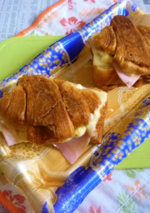 ロースハム&チーズのプチ・ホットサンド6-レシピのメイン写真