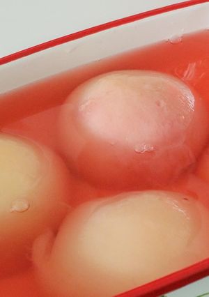 白桃のコンポート-レシピのメイン写真