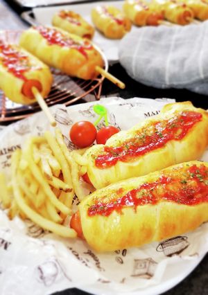 ウインナーロールパン-レシピのメイン写真