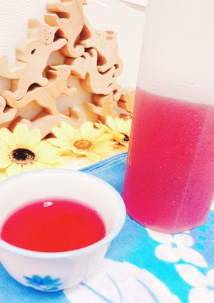黒酢×紫蘇ジュース-レシピのメイン写真