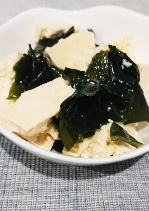 【糖質制限】豆腐とわかめのサラダ-レシピのメイン写真