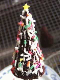 ミニ・クリスマスツリーケーキ!-レシピのメイン写真