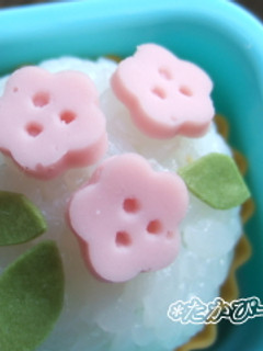 簡単! キャラ弁 桜のお花♪-レシピのメイン写真