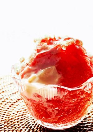 スイカのかき氷♪-レシピのメイン写真