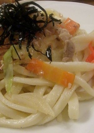 白だしで♪焼うどん-レシピのメイン写真