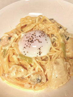牛乳で簡単!シーフードクリームパスタ♡-レシピのメイン写真