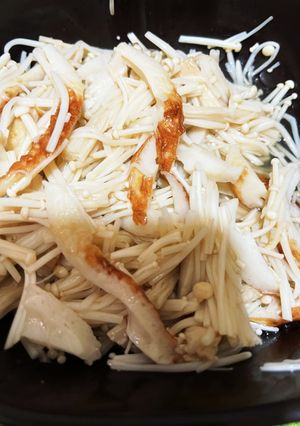 レンジで簡単　ちくわとえのきの和え物-レシピのメイン写真