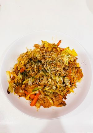 濃厚！焼うどん-レシピのメイン写真