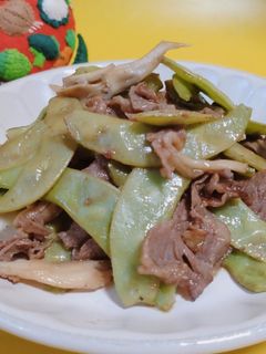 千石豆と牛肉の炒め煮-レシピのメイン写真