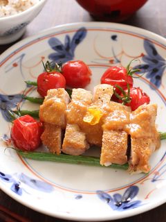 柚子味噌 + 鶏ももステーキ-レシピのメイン写真