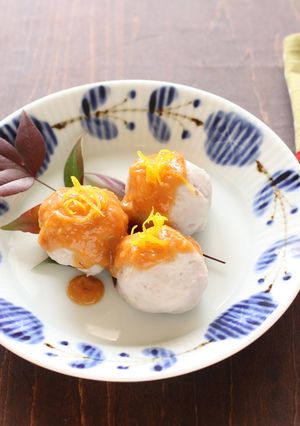 里芋だんごの柚子味噌がけ-レシピのメイン写真