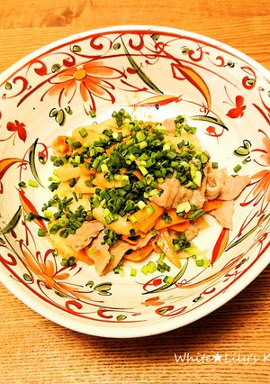 大人味⭐豚肉と根菜のピリ辛旨味噌炒め-レシピのメイン写真