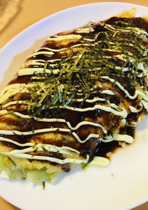 やまいもすりおろしを加えた●とんぺい焼-レシピのメイン写真