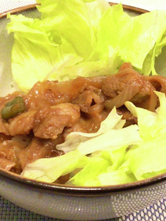 ガッツリ肉料理 豚肉のハンバーグ炒め-レシピのメイン写真