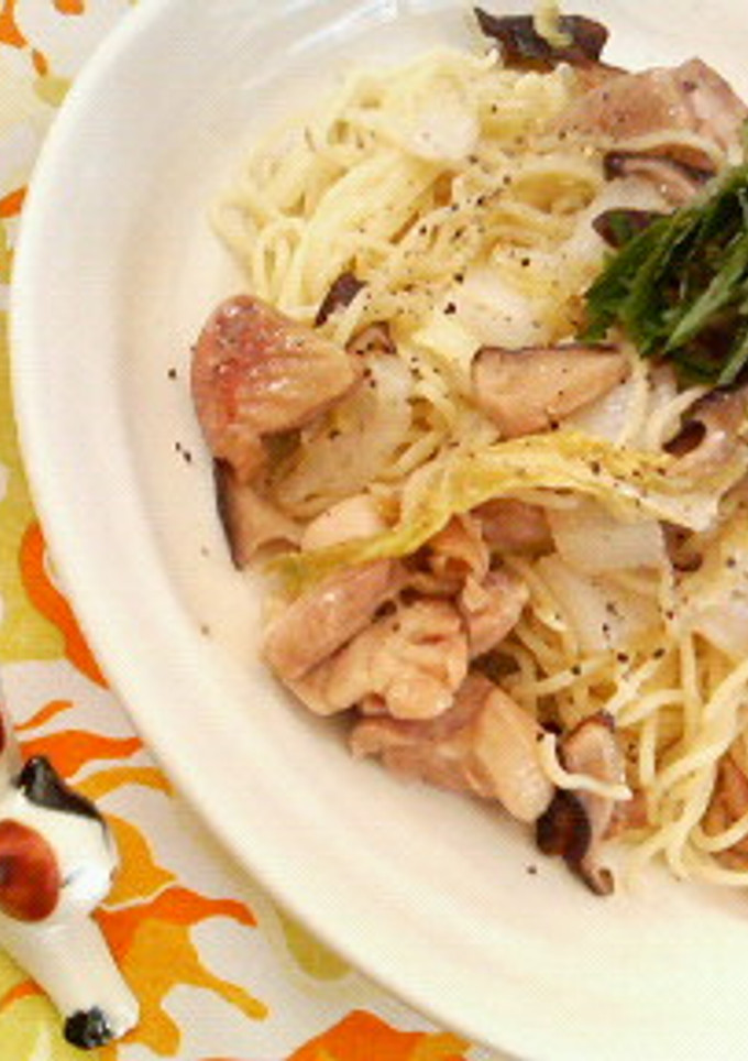 ✿鶏肉と白菜の❀簡単✿中華塩焼きそば-レシピのメイン写真