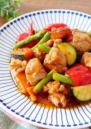 鶏肉のハニーマスタード炒め-レシピのメイン写真