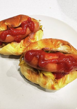 ホットドッグカレー味-レシピのメイン写真