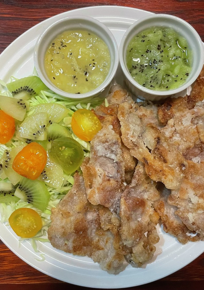 豚の唐揚げ　キウイソース-レシピのメイン写真