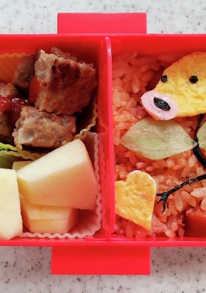 ポケモン マダツボミ キャラ弁-レシピのメイン写真