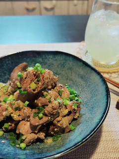 鶏レバーの姜葱醤和え-レシピのメイン写真