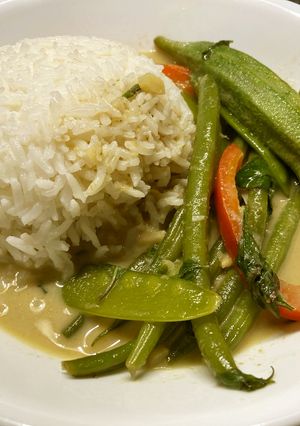 Green Veggie Curry-レシピのメイン写真